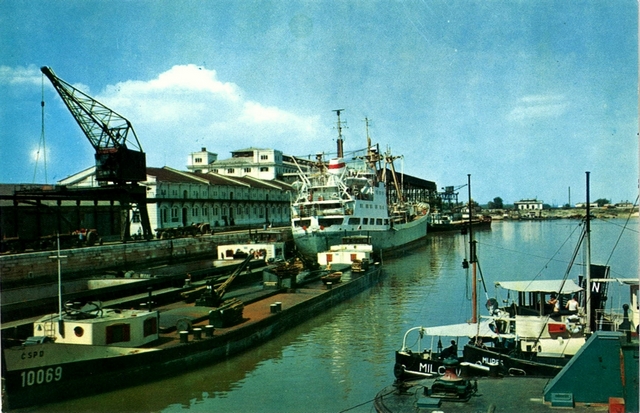 1397 - Braila. Vedere din port